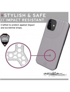 U by UAG iPhone 12 Mini, U Anchor Cover, Ljusgrå (11234M313030)