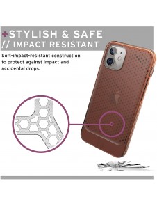 U by UAG iPhone 12 Mini, U Lucent Cover, Orange (11234N319797)