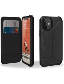 UAG iPhone 12 Mini, Metropolis Wallet Läder, Svart (112346118340)
