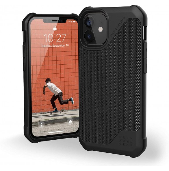 UAG iPhone 12 Mini Metropolis Cover PU - Kevlar Svart (11234O113940)