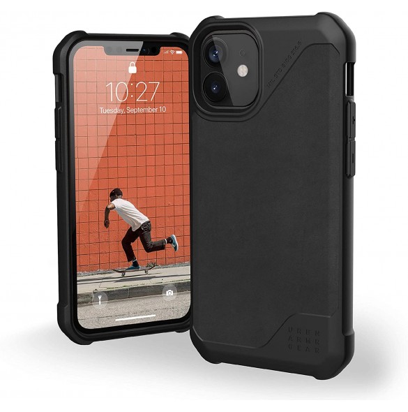 UAG iPhone 12 Mini Metropolis Cover PU - Läder Svart (11234O118340)