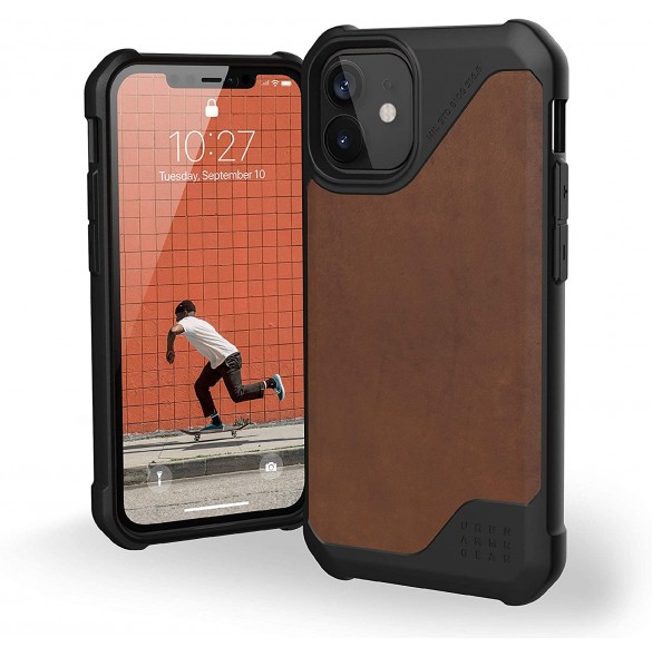 UAG iPhone 12 Mini Metropolis Cover PU - Läder Brun (11234O118380)
