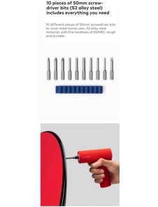 - Laddningsgränssnitt: USB-C
- Belysning: LED-belysning 10 50 mm
- Vikt: 365 g