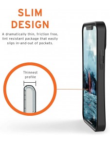 UAG iPhone 12 Mini Outback Biodg. Cover - Svart (112345114040)