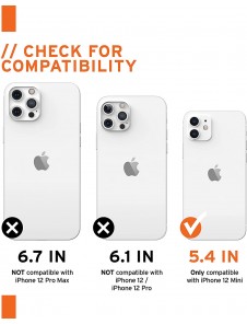UAG iPhone 12 Mini Mouve Cover - Ash (112342313131)