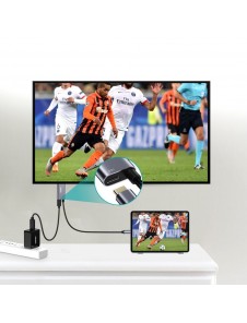 Kontakter: HDMI 2.0 4K @ 60Hz, USB Typ C 3.1 (Thunderbolt 3) PD 60W