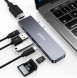 Utgång: HDMI (4K UHD @ 30Hz), USB Typ C, Thunderbolt 3 - 40 Gbps / 100W, 2 x USB 3.0 (5 Gbps), TF-kortläsare, SD-kortläsare