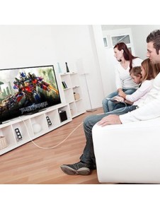 Choetech USB-videokabel Lightning till HDMI-adapter för TV-skärm 1,8 m - Vit (LH0020)