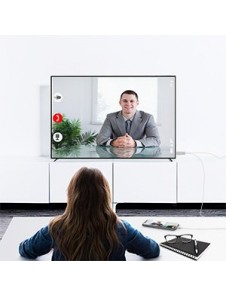 Choetech USB-videokabel Lightning till HDMI-adapter för TV-skärm 1,8 m - Vit (LH0020)