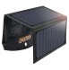 Choetech hopfällbar solladdare 19W 2x USB 2,4A - Svart (SC001)