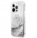 Guess GUHCP13XLG4GSI iPhone 13 Pro Max hårdfodral 4G Big Liquid Glitter - Silver