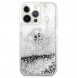Guess GUHCP13XLG4GSI iPhone 13 Pro Max hårdfodral 4G Big Liquid Glitter - Silver