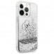 Guess GUHCP13XLG4GSI iPhone 13 Pro Max hårdfodral 4G Big Liquid Glitter - Silver