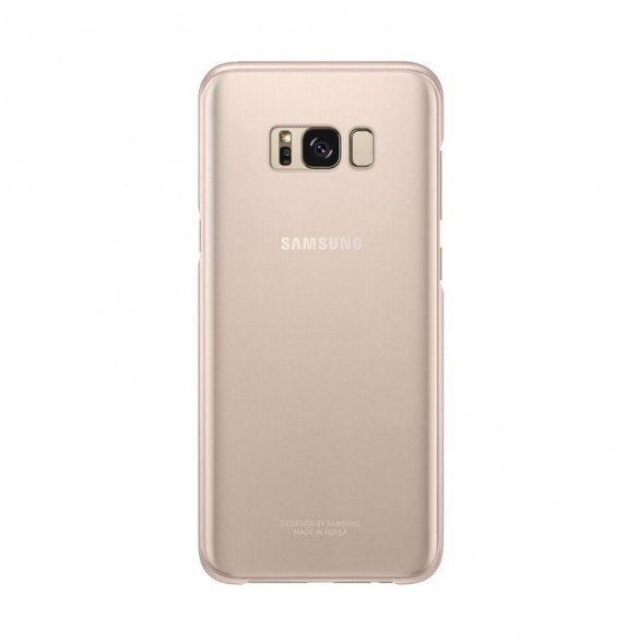 Samsung EF-QG955CPE Clear Cover Till G955 Galaxy S8 Plus (EU Blister)- Pink