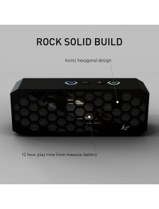 KitSound Hive2 Trådlös Bluetooth Högtalare - Svart