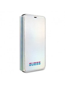 Guess Iridescent Book Case för iPhone 11 Pro - Silver GUFLBKN58BLD