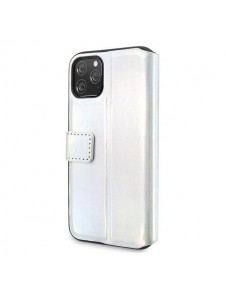 Guess Iridescent Book Case för iPhone 11 Pro - Silver GUFLBKN58BLD