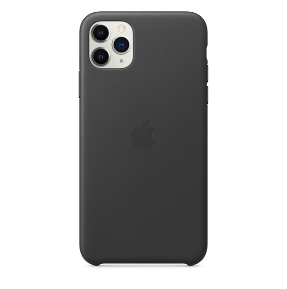 Apple MX0E2ZM/A Läderskal till iPhone 11 Pro Max - Svart