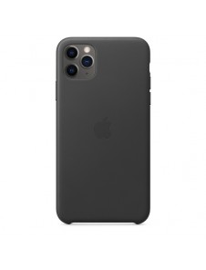 Apple MX0E2ZM/A Läderskal till iPhone 11 Pro Max - Svart