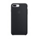 Apple MQGW2ZM/A till iPhone 7 Plus, iPhone 8 Plus Silicone Case  - Svart