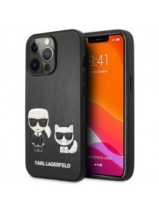 Karl Lagerfeld KLHCP13LPCUSKCBK iPhone 13 Pro PU-läderväska - Svart