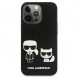 Karl Lagerfeld KLHCP13LPCUSKCBK iPhone 13 Pro PU-läderväska - Svart