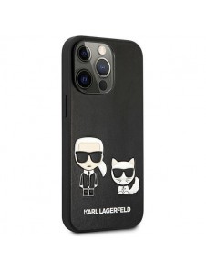 Karl Lagerfeld KLHCP13LPCUSKCBK iPhone 13 Pro PU-läderväska - Svart