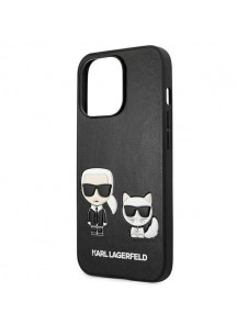 Karl Lagerfeld KLHCP13LPCUSKCBK iPhone 13 Pro PU-läderväska - Svart