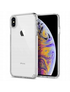 Spigen Ultra Hybrid fallet täcker iPhone XS / X - Genomskinlig