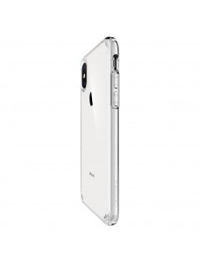 Spigen Ultra Hybrid fallet täcker iPhone XS / X - Genomskinlig