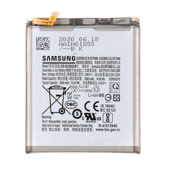 Samsung Batteri Li-Ion 4000mAh (bulk) EB-BG980ABY