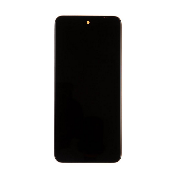 LCD-skärm + pekenhet + främre skal till Xiaomi Redmi 10 - Missfärgning (Service Pack)