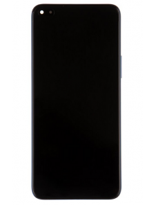 Huawei Honor 50 Lite LCD-skärm + Touch Unit + Front Cover - Blå (Service Pack)