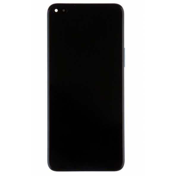 Huawei Honor 50 Lite LCD-skärm + Touch Unit + Front Cover - Blå (Service Pack)