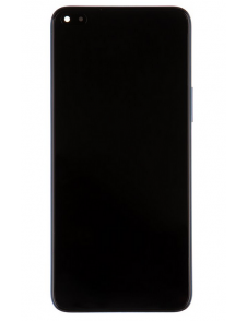 Huawei Honor 50 Lite LCD-skärm + Touch Unit + Front Cover - Blå (Service Pack)