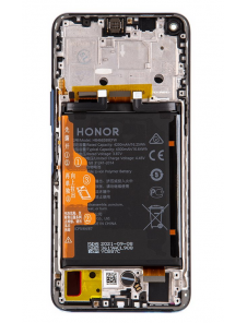 Huawei Honor 50 Lite LCD-skärm + Touch Unit + Front Cover - Blå (Service Pack)