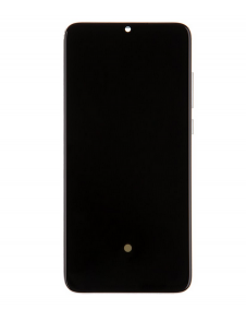 LCD-skärm + pekenhet + främre skal till Xiaomi Mi 9 Lite - Vit (Service Pack)