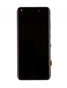 LCD-skärm + pekenhet + främre skal till Xiaomi Mi 10 5G - Grå (Service Pack)