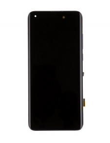 LCD-skärm + pekenhet + främre skal till Xiaomi Mi 10 5G - Grå (Service Pack)