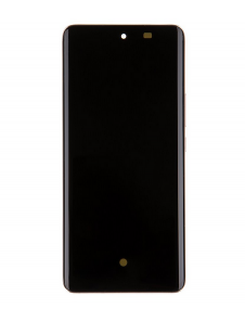 Huawei Honor 50 LCD-skärm + pekenhet + främre skal - Frostkristall (Servicepaket)