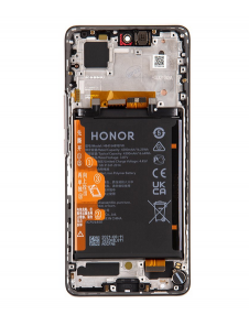 Huawei Honor 50 LCD-skärm + pekenhet + främre skal - Frostkristall (Servicepaket)