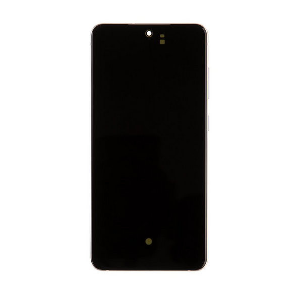 LCD-skärm + Touch Unit Samsung Galaxy S21 FE - Vit (Service Pack)
