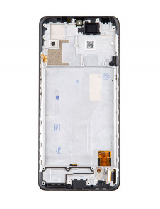 LCD-skärm + pekenhet + främre skal till Xiaomi Redmi Note 10 Pro - Avfärgad
