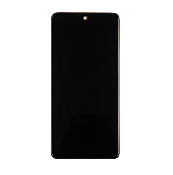 LCD-skärm + pekenhet + främre skal till Xiaomi Redmi Note 10 Pro - Glaciärblå