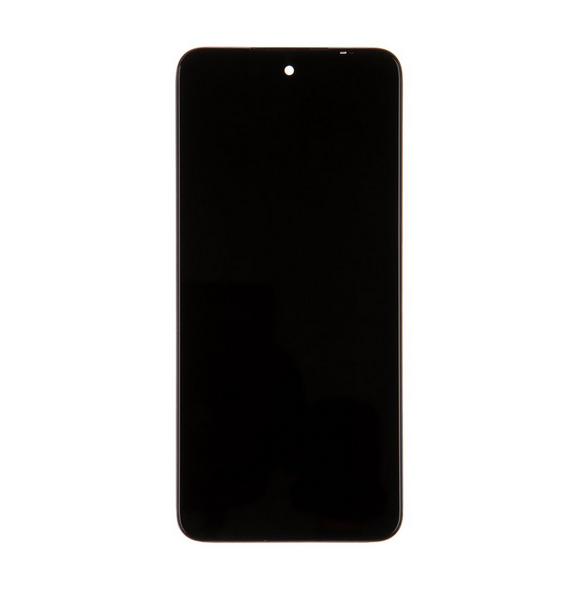LCD-skärm + pekenhet + främre skal till Xiaomi Redmi Note 10 5G - Krom silver