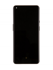 LCD-skärm + pekenhet + främre skal till OnePlus 9 Pro - Fantastiskt svart