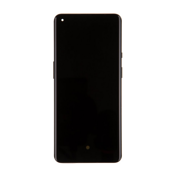 LCD-skärm + pekenhet + främre skal till OnePlus 9 Pro - Fantastiskt svart