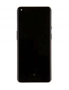LCD-skärm + pekenhet + främre skal till OnePlus 9 Pro - Fantastiskt svart