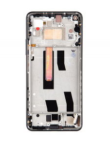 LCD-skärm + pekenhet + främre skal till Xiaomi Mi 11 Ultra - Boba svart