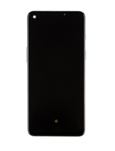 LCD-skärm + pekenhet + främre skal till OnePlus Nord 2 - Grön